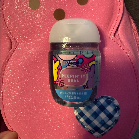 Bath & Body Works Peep bag with hand sanitizer and holder plus peep keychain - Picture 5 of 5
